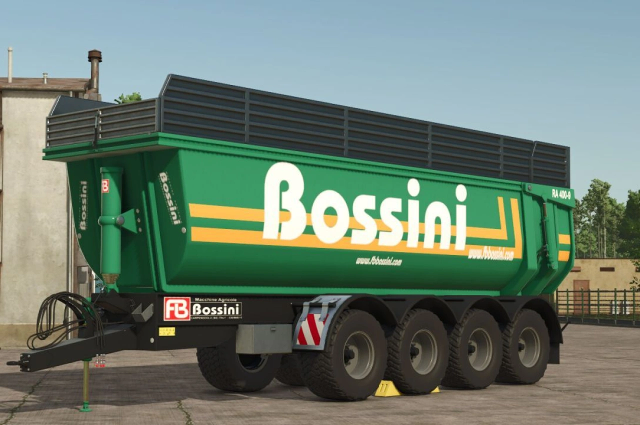 Причіп Bossini RA 400-9 для Farming Simulator 25