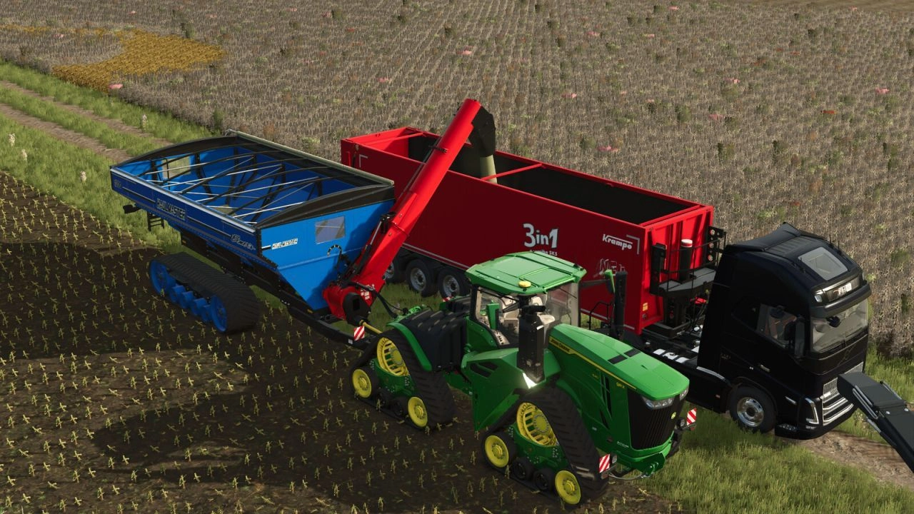 Вагон-автопідйомник Elmer's Haulmaster для Farming Simulator 25