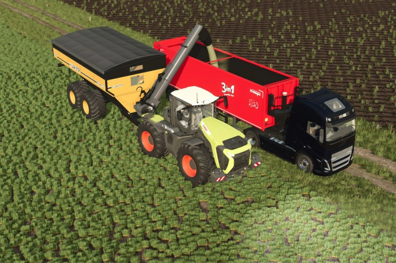 Вагон-автопідйомник Elmer's Haulmaster для Farming Simulator 25