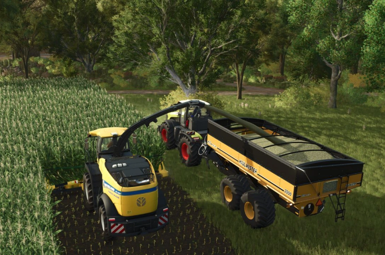 Вагон-автопідйомник Elmer's Haulmaster для Farming Simulator 25