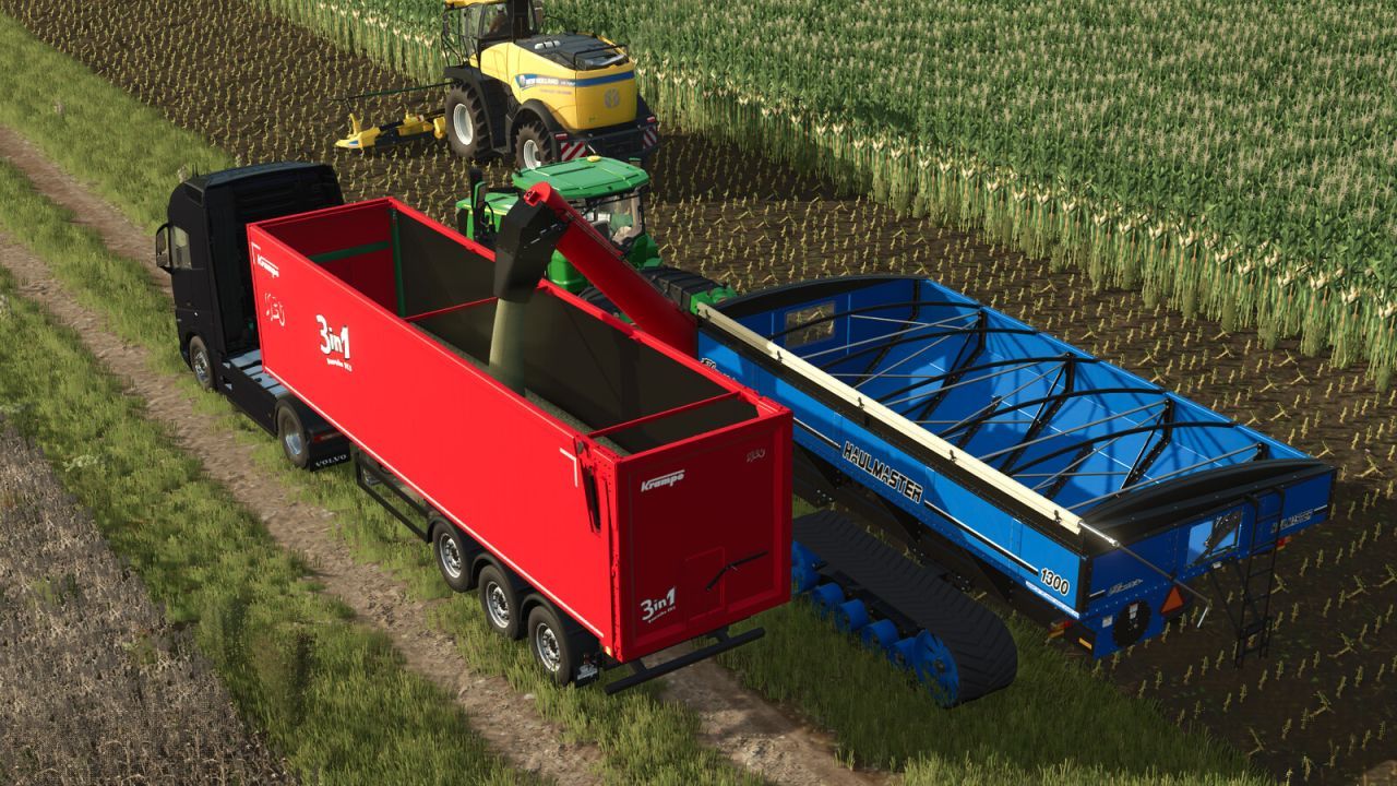 Вагон-автопідйомник Elmer's Haulmaster для Farming Simulator 25