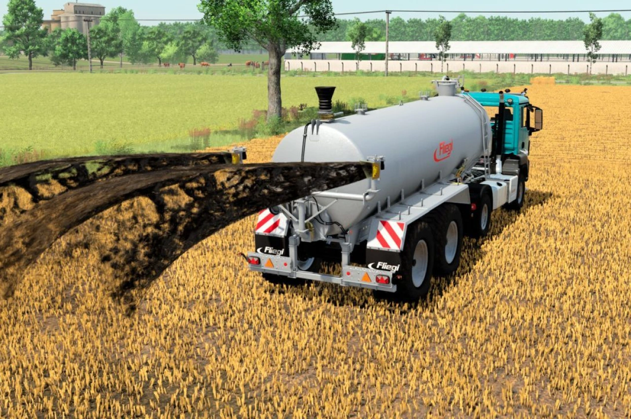 Причіп Fliegl VFW 25000 для Farming Simulator 25