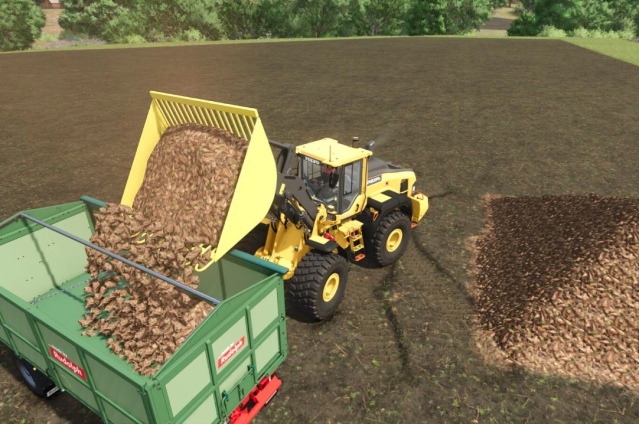 Навантажувач буряків для навантажувача на колесах для Farming Simulator 25