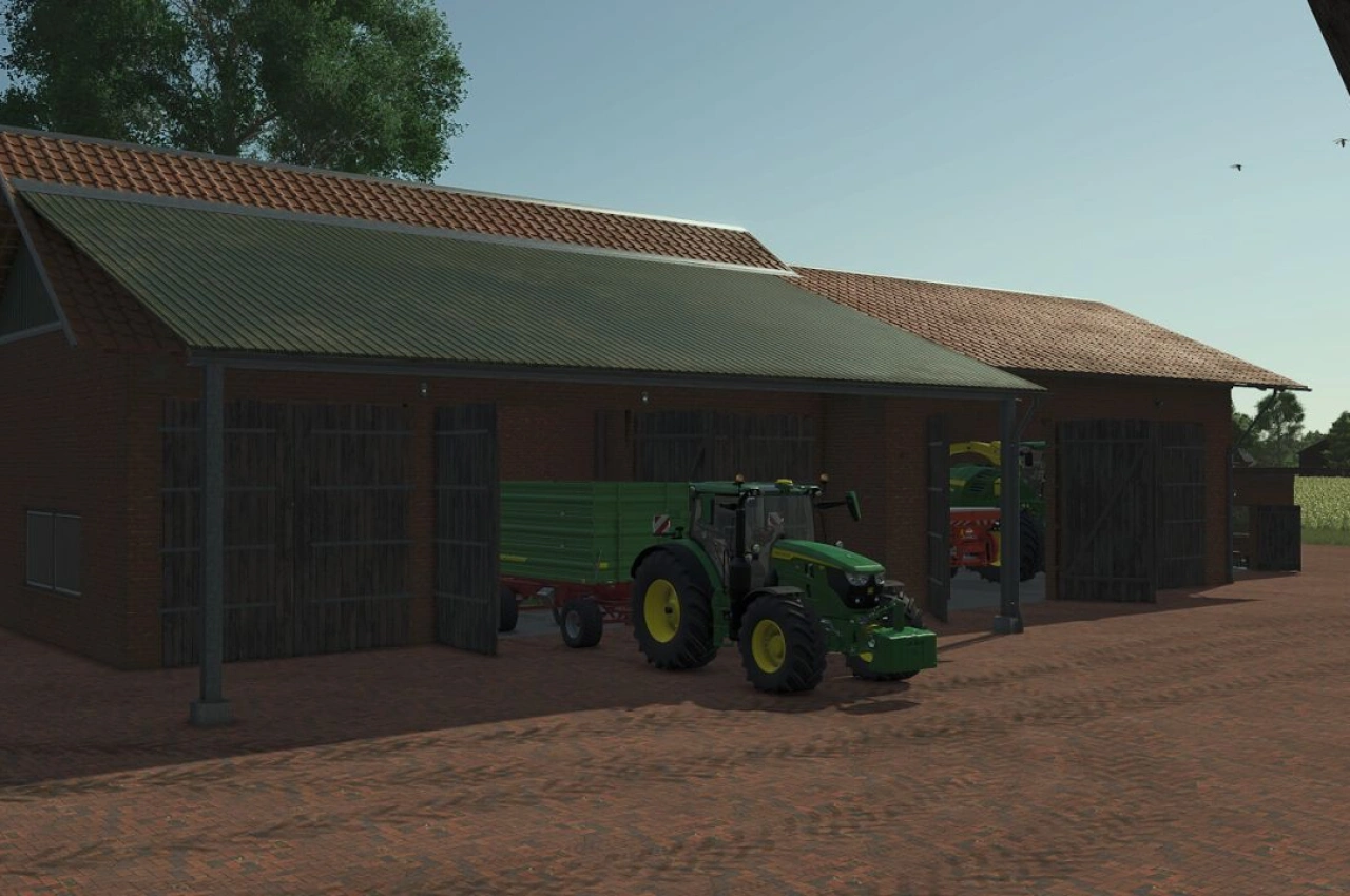 Сільська будівля німецького стилю для Farming Simulator 25