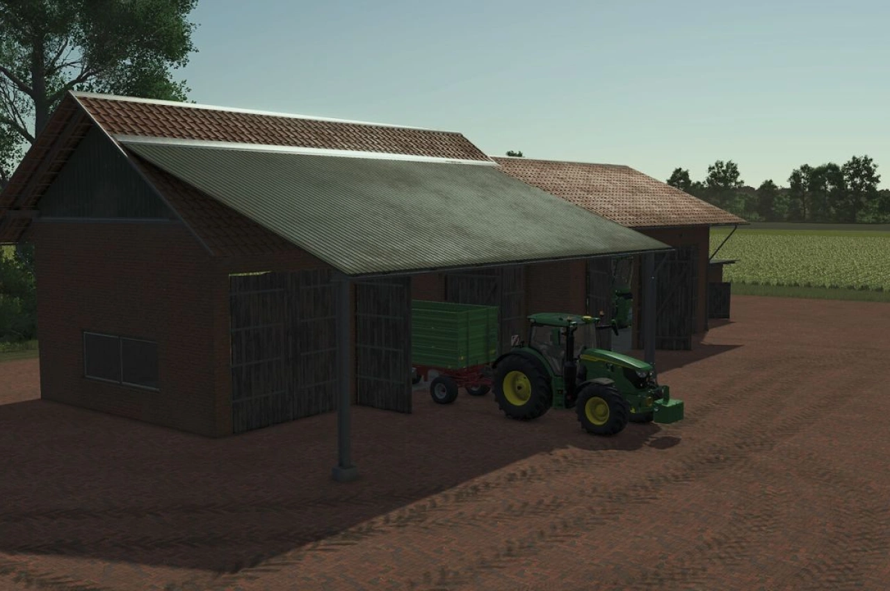 Сільська будівля німецького стилю для Farming Simulator 25