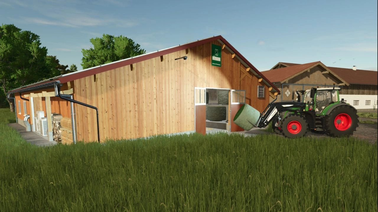 Сушарка для круглих тюків для Farming Simulator 25