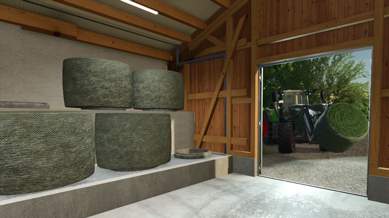 Сушарка для круглих тюків для Farming Simulator 25