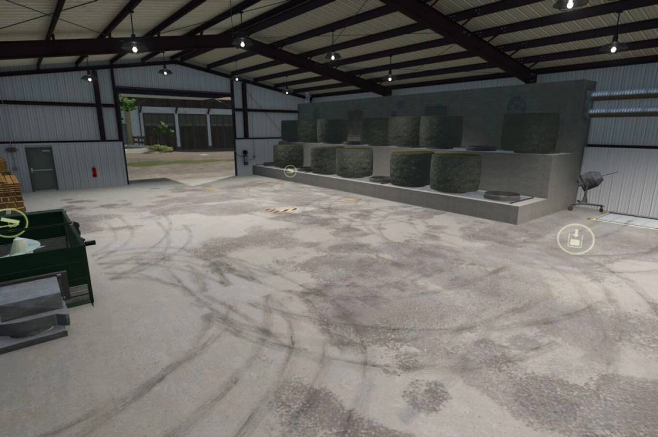 Сушарка для круглих тюків для Farming Simulator 25