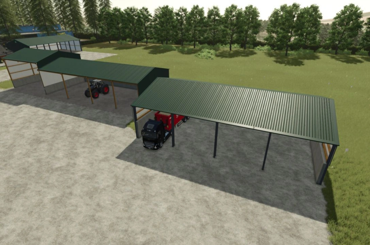 Пакет будівель Hoermann для Farming Simulator 25