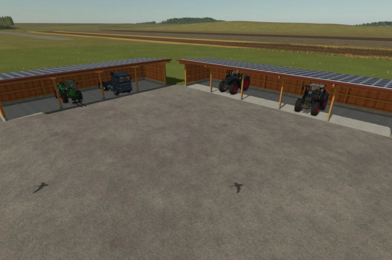 Дерев'яний сарай Rudolf Hoermann для Farming Simulator 25