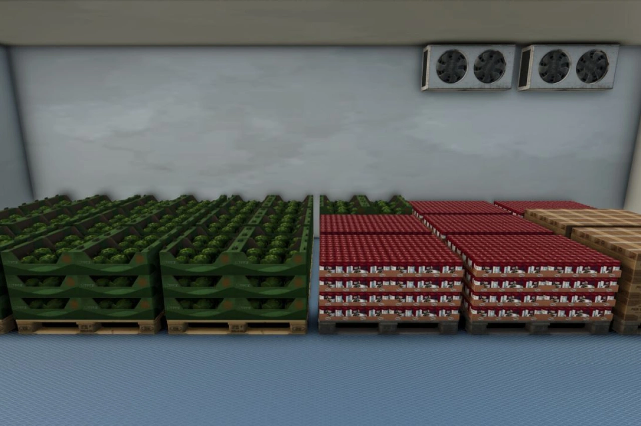 Сховище палет для Farming Simulator 25