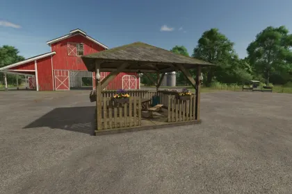 Holz-Gazebo für Farming Simulator 25
