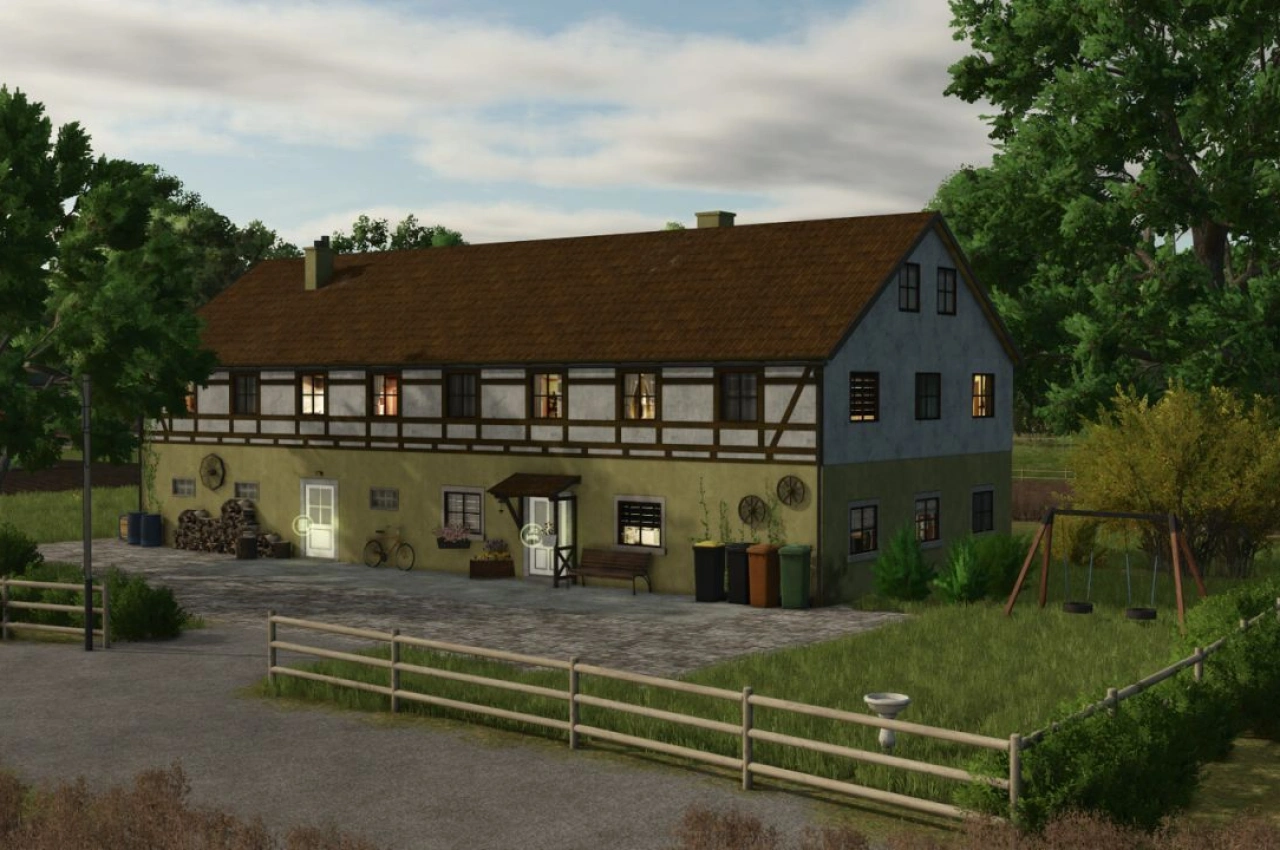 Старий Тюрінгійський Фермерський Дім для Farming Simulator 25