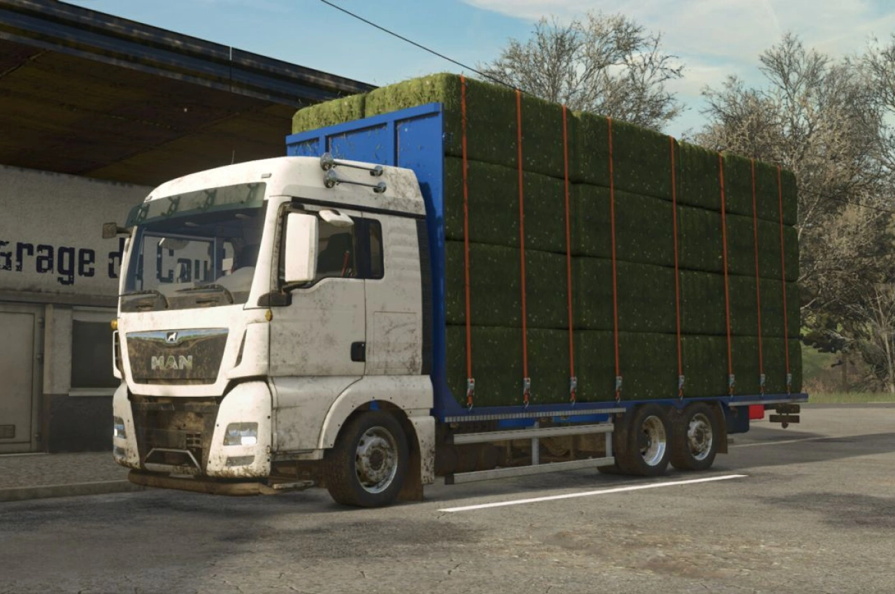 Вантажівка MAN TGX 6x2 для Farming Simulator 25