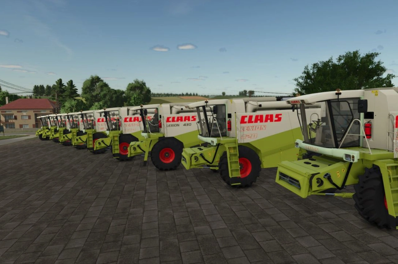 Kombajn CLAAS Lexion 410-480 do Farming Simulator 25