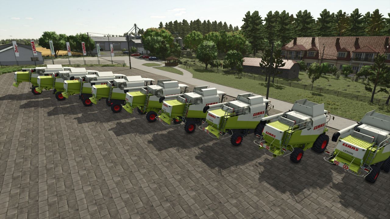 Комбайн CLAAS Lexion 410-480 для Farming Simulator 25