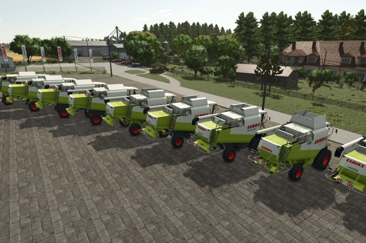 Kombajn CLAAS Lexion 410-480 do Farming Simulator 25