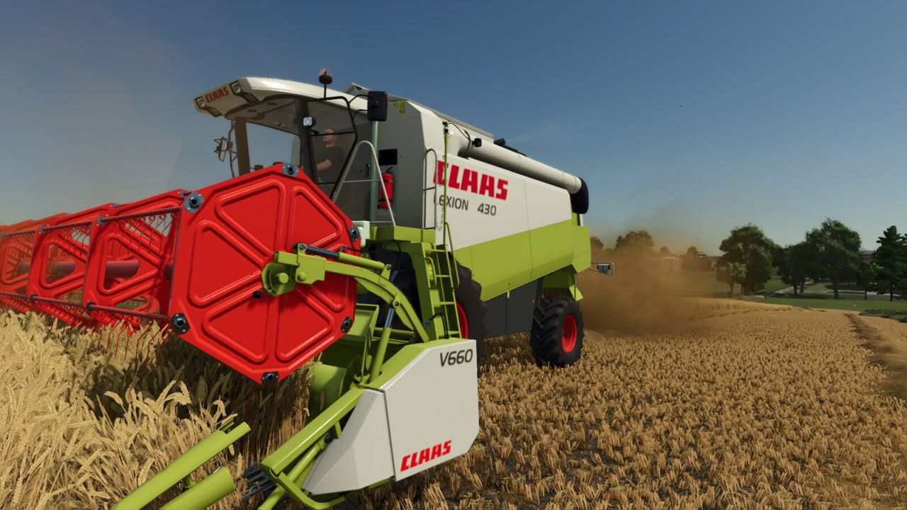 Комбайн CLAAS Lexion 410-480 для Farming Simulator 25