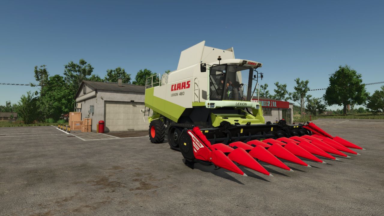 Комбайн CLAAS Lexion 410-480 для Farming Simulator 25