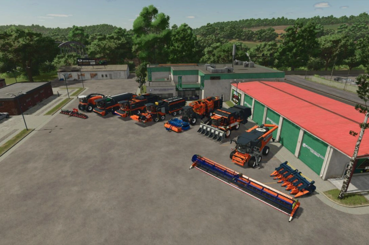 Комбайн Storm Harvesterpack для Farming Simulator 25