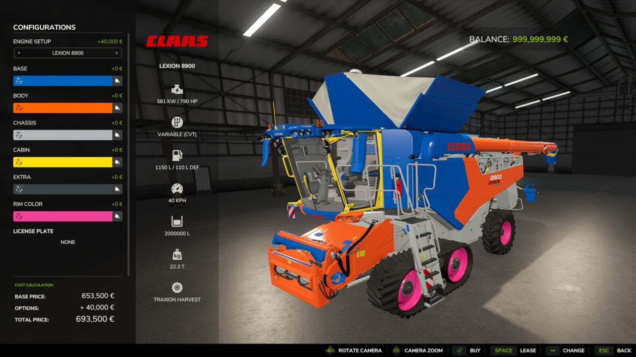 Комбайн Storm Harvesterpack для Farming Simulator 25