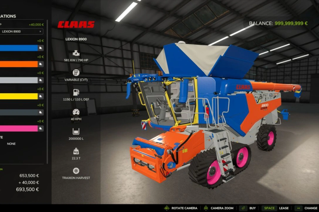 Комбайн Storm Harvesterpack для Farming Simulator 25