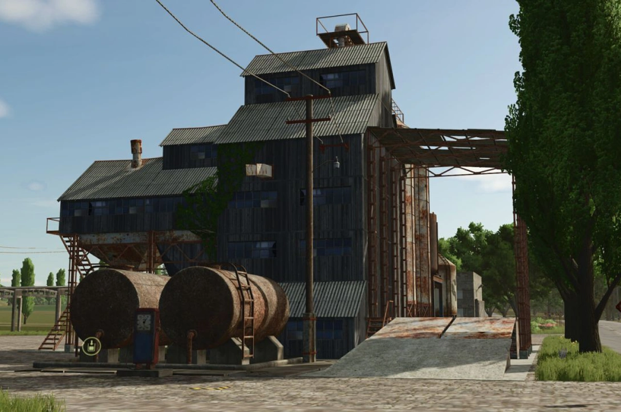 Пакет будівель Sosnovka для Farming Simulator 25