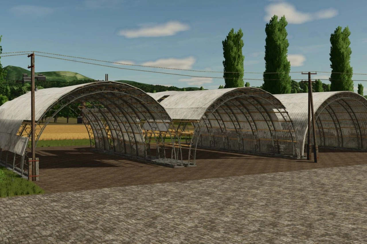 Пакет будівель Sosnovka для Farming Simulator 25