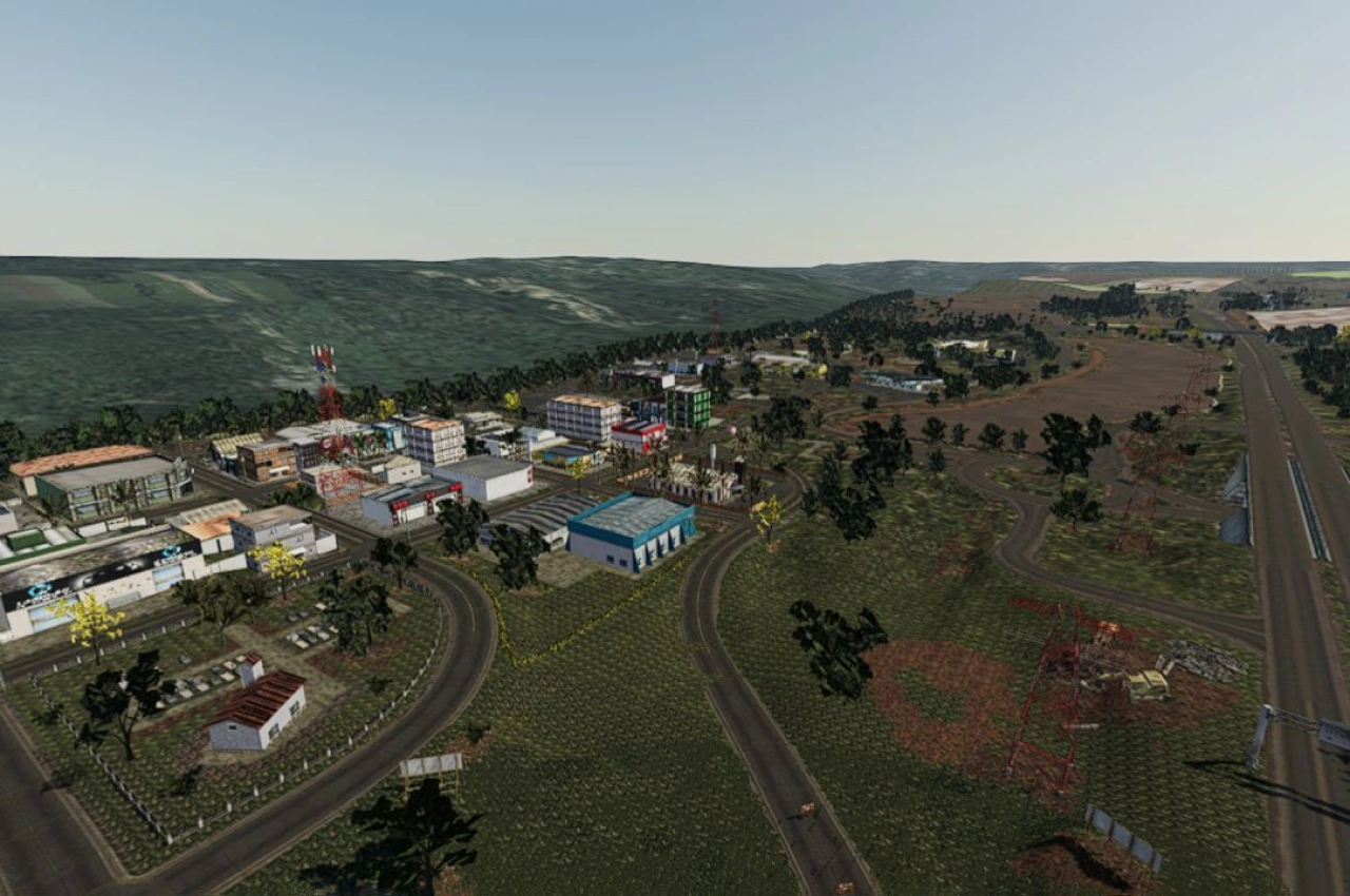 Карта AGRO NORTE для Farming Simulator 22