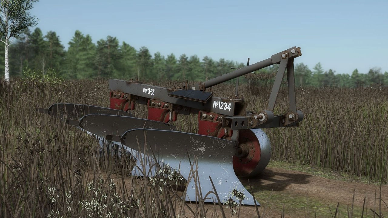 Плуг PLN Pack для Farming Simulator 25