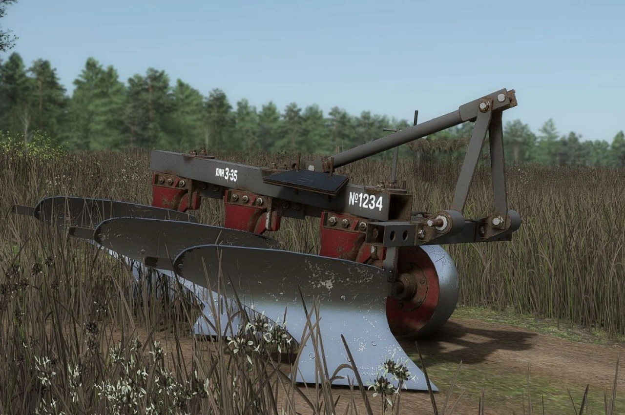 Плуг PLN Pack для Farming Simulator 25