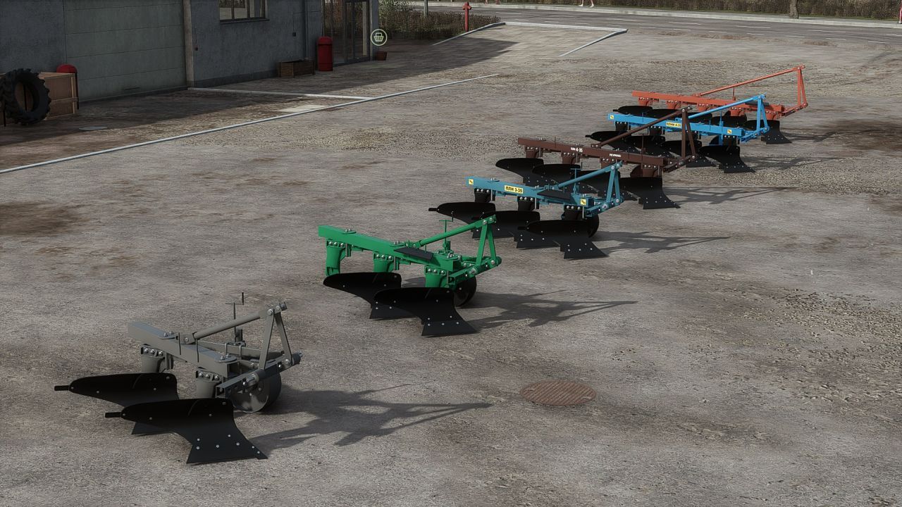Плуг PLN Pack для Farming Simulator 25