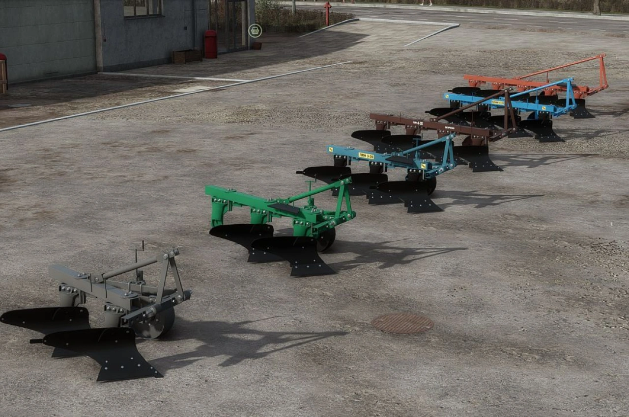 Плуг PLN Pack для Farming Simulator 25