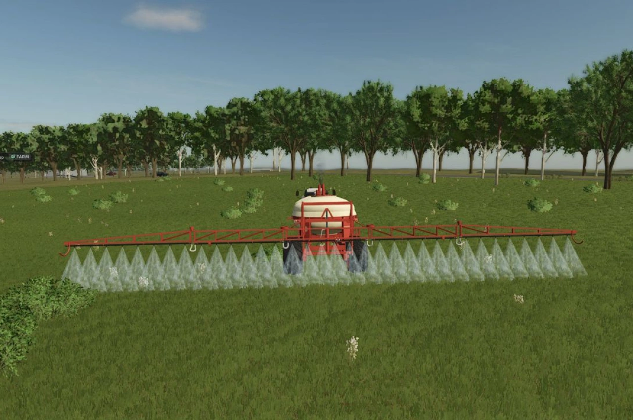 Розкидач добрив PZHU-9 для Farming Simulator 25