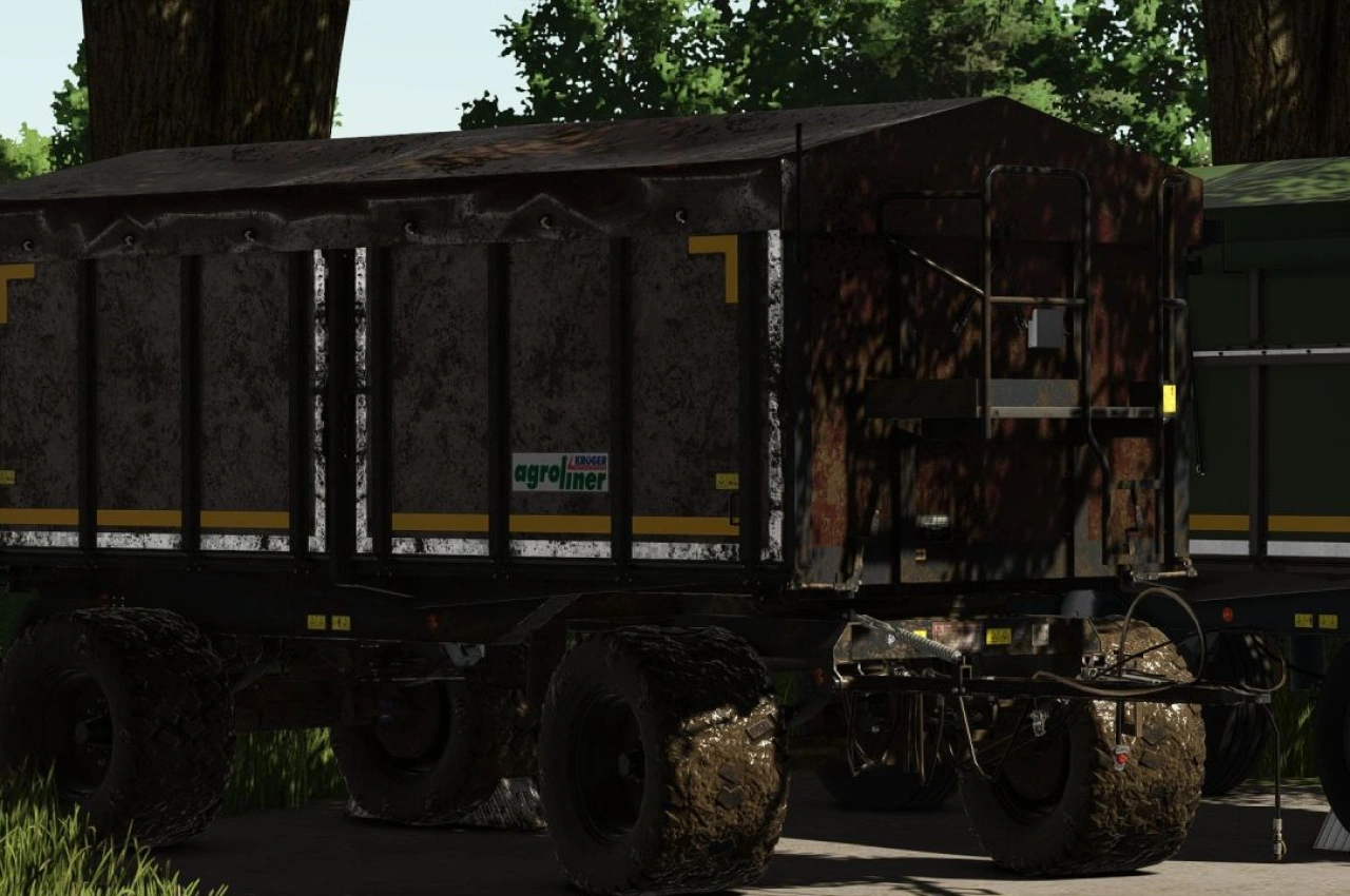 Причіп Kröger Agroliner HKD 302 для Farming Simulator 25