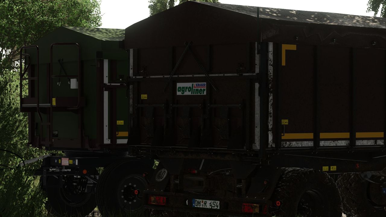 Причіп Kröger Agroliner HKD 302 для Farming Simulator 25