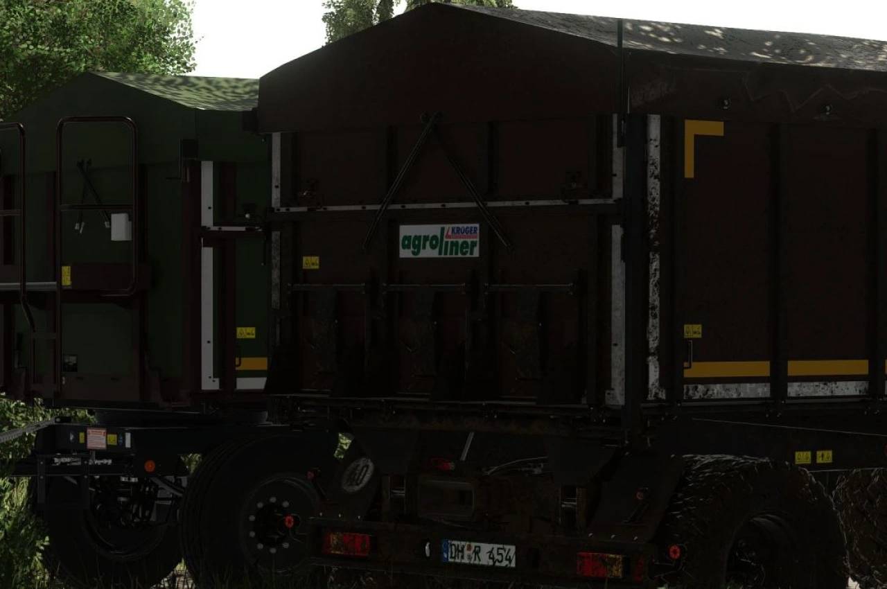 Причіп Kröger Agroliner HKD 302 для Farming Simulator 25