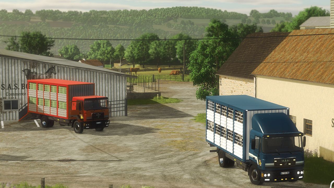 Tiertransporter MAN 19.403 für Farming Simulator 25