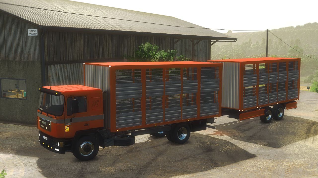 Tiertransporter MAN 19.403 für Farming Simulator 25