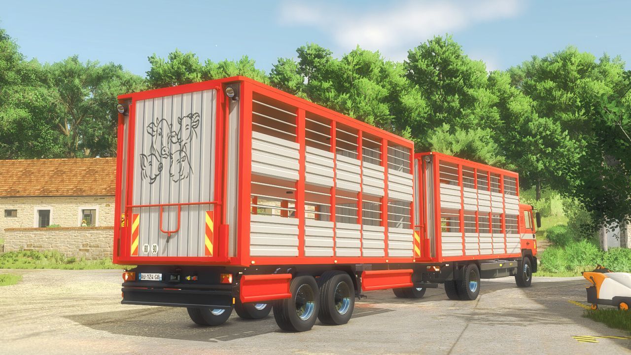 Tiertransporter MAN 19.403 für Farming Simulator 25