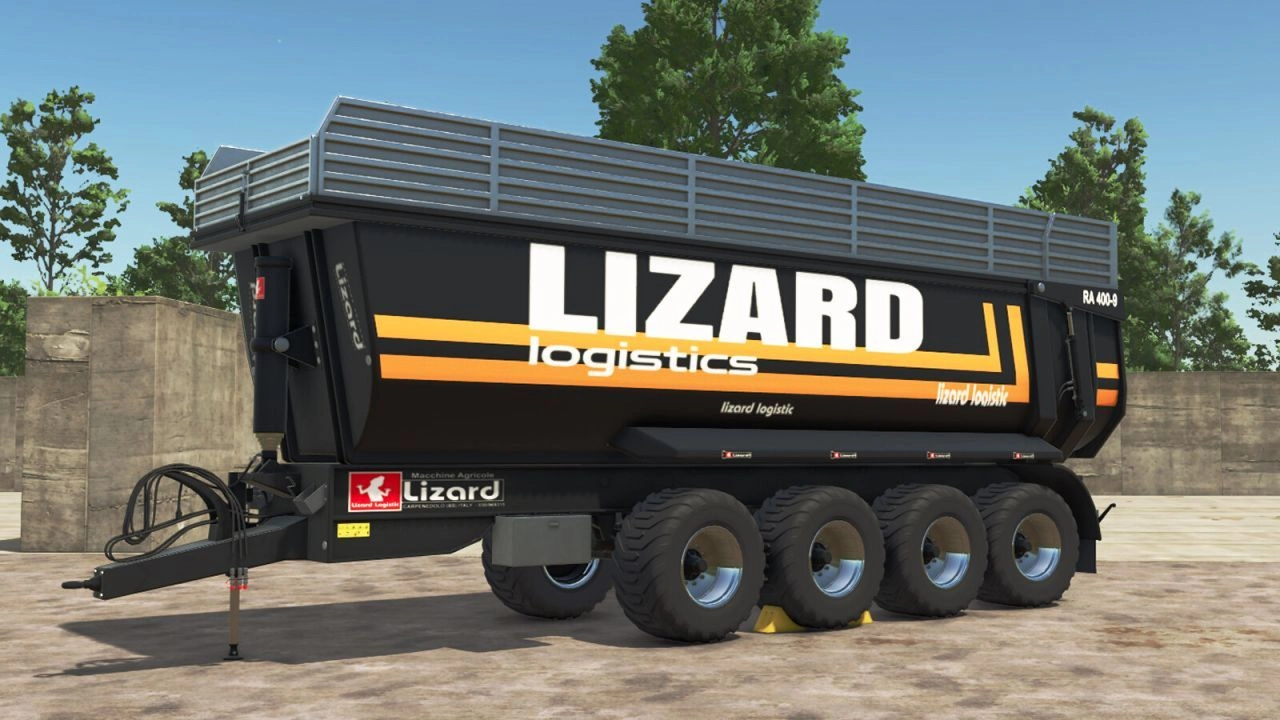 Причіп Lizard RA 400-9 для Farming Simulator 25