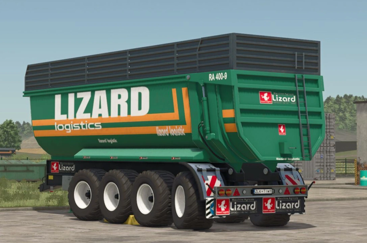 Причіп Lizard RA 400-9 для Farming Simulator 25