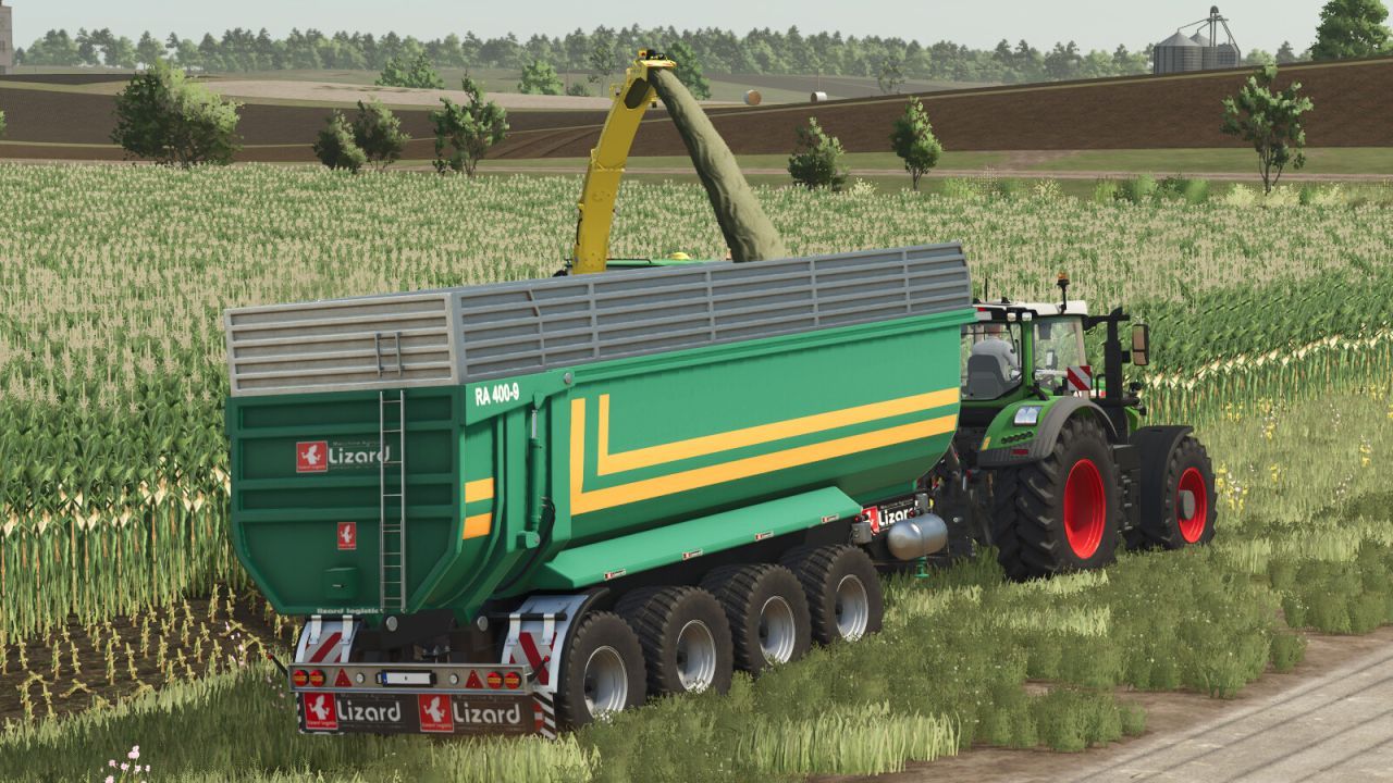 Причіп Lizard RA 400-9 для Farming Simulator 25