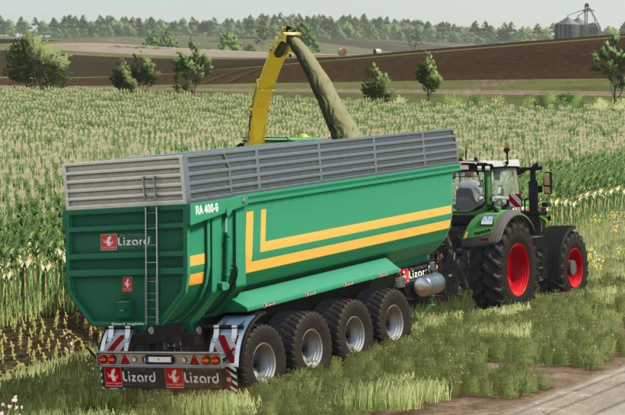 Причіп Lizard RA 400-9 для Farming Simulator 25