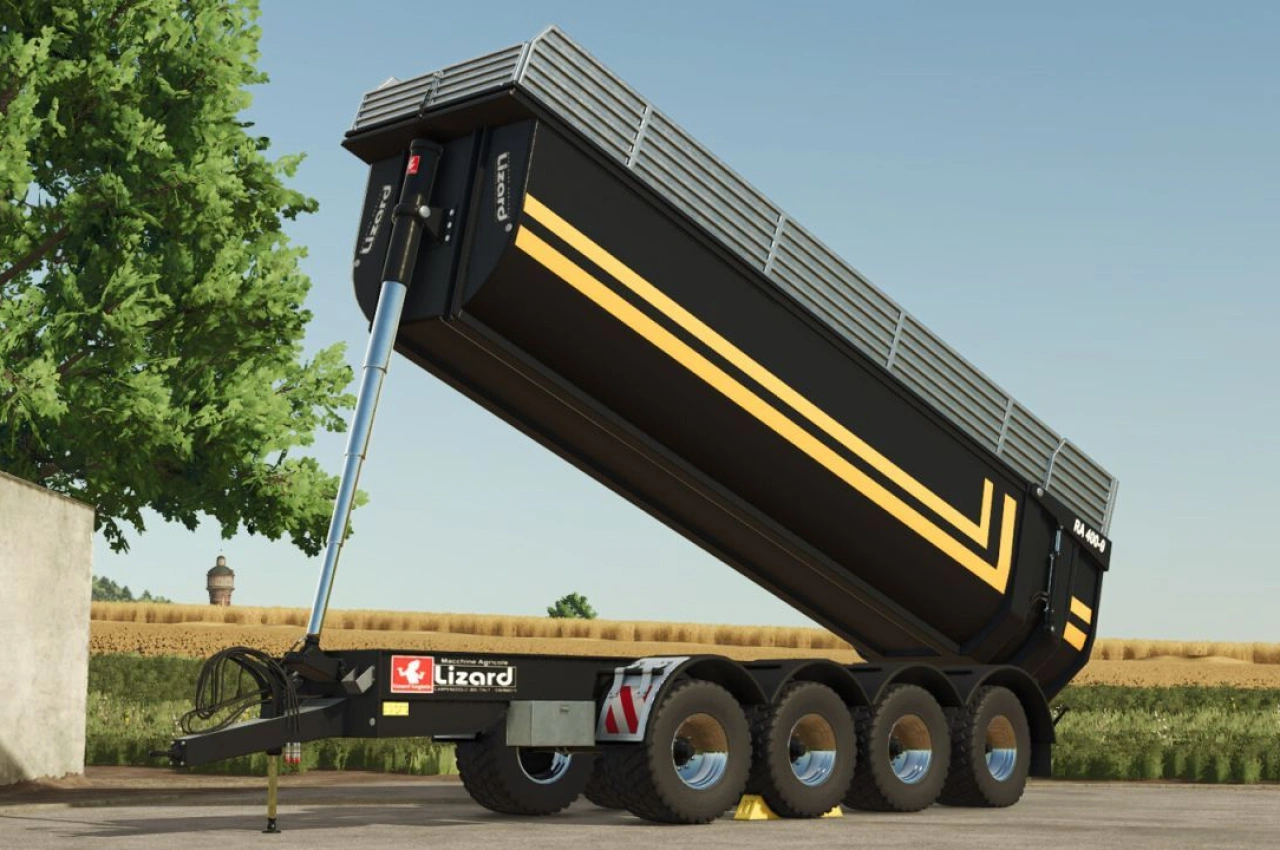 Причіп Lizard RA 400-9 для Farming Simulator 25