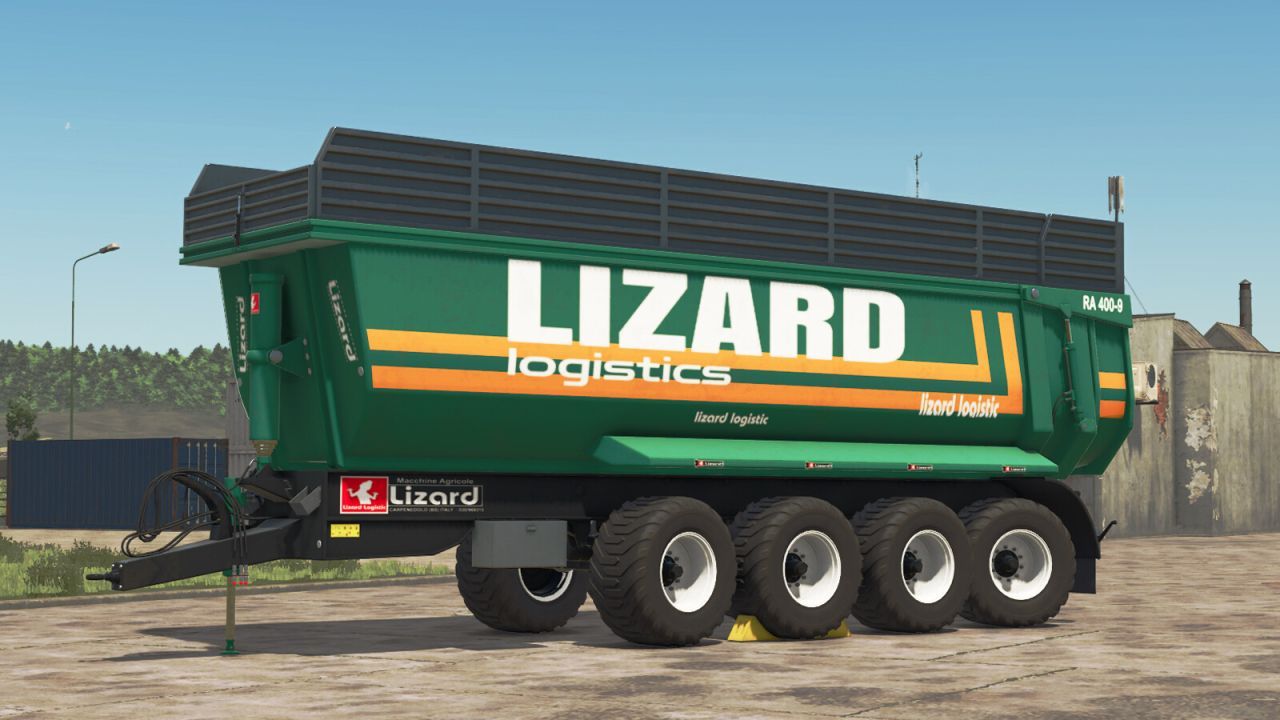 Причіп Lizard RA 400-9 для Farming Simulator 25