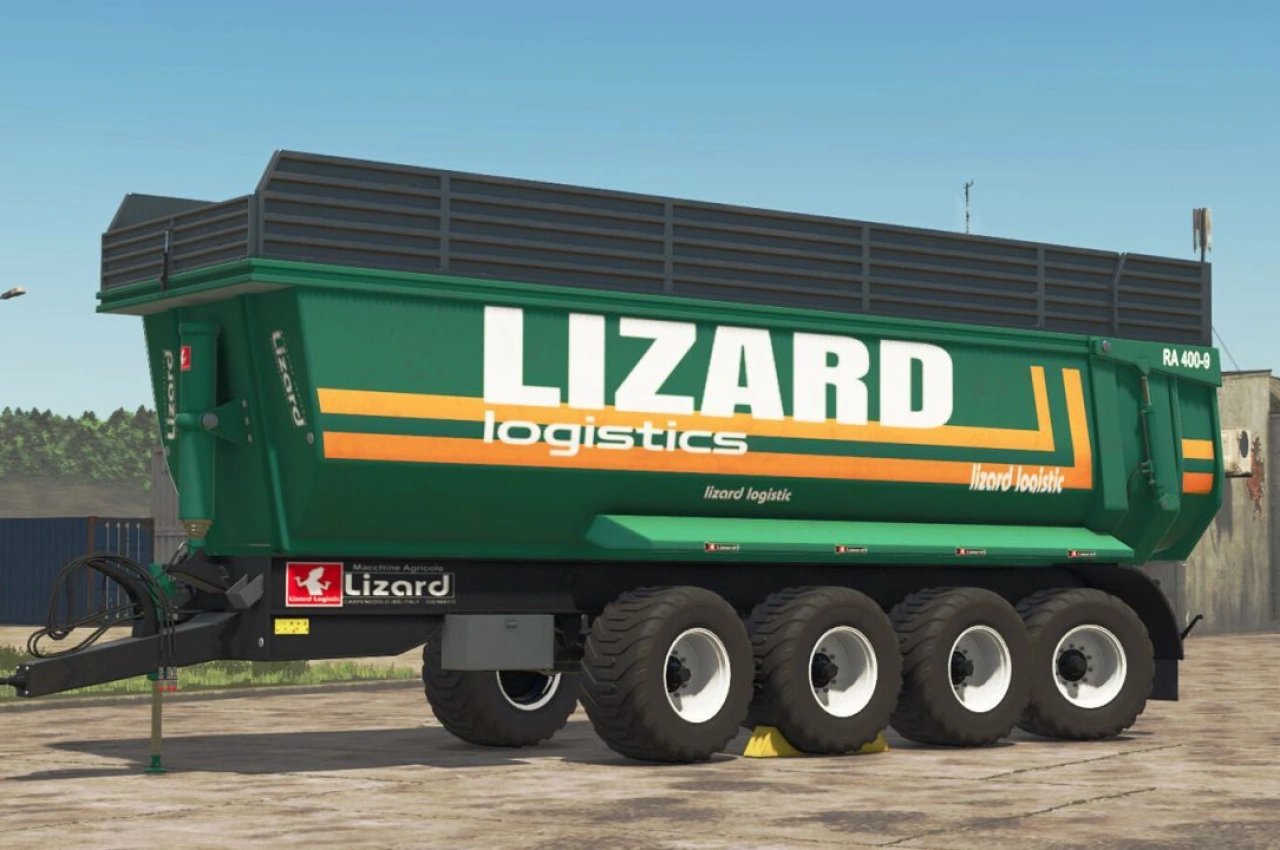 Причіп Lizard RA 400-9 для Farming Simulator 25