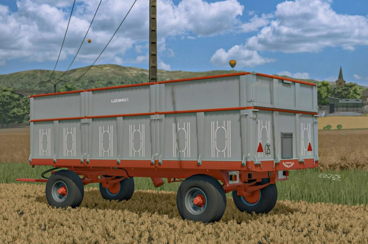 Причіп Lizard Q13 для Farming Simulator 25