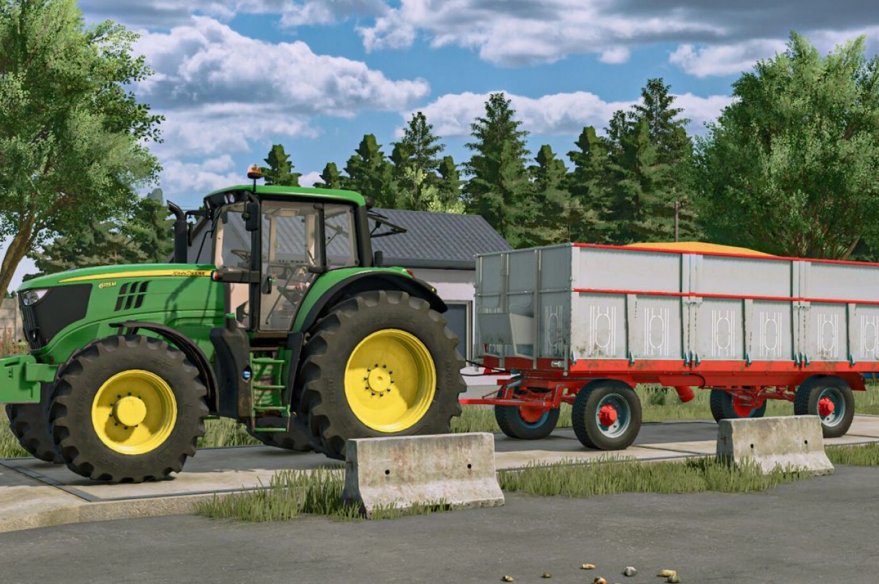 Причіп Lizard Q13 для Farming Simulator 25