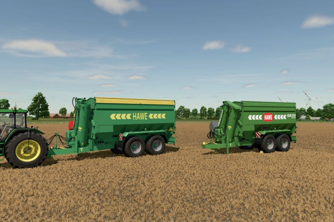 Вагон-автомат Hawe ULW 2500 для Farming Simulator 25
